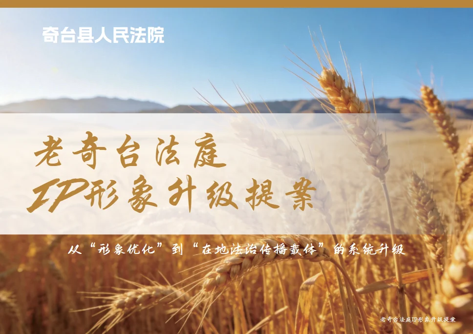 老奇台法庭 IP 升级提案 项目封面